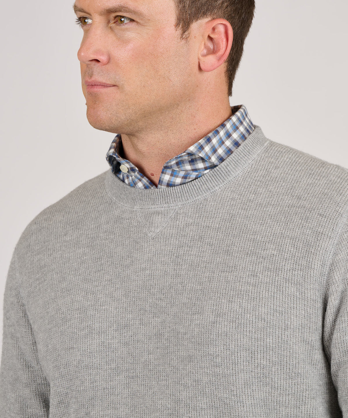 Westport Black Reversible Crew Sport Pullover Sweater, Men's Big & Tall