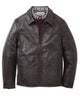 Westport Black Premium Leather Jacket - Charcoal