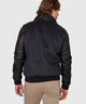 Westport Black Cashmere & Lambskin Bomber Jacket