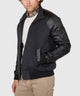 Westport Black Cashmere & Lambskin Bomber Jacket