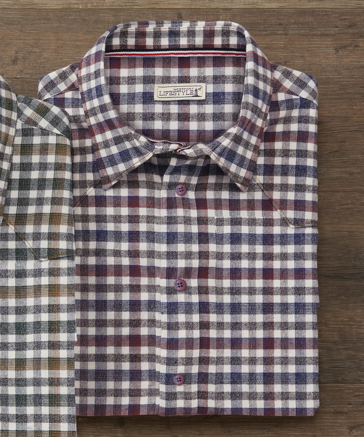 Westport Lifestyle Long Sleeve Spread Collar Sport Shirt, Men's Big & Tall