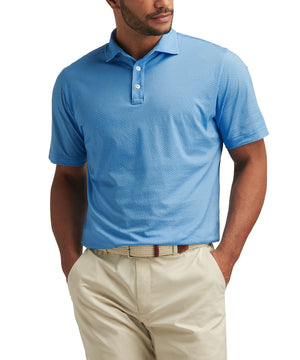 Peter Millar Short Sleeve Turtle Performance Print Polo Shirt