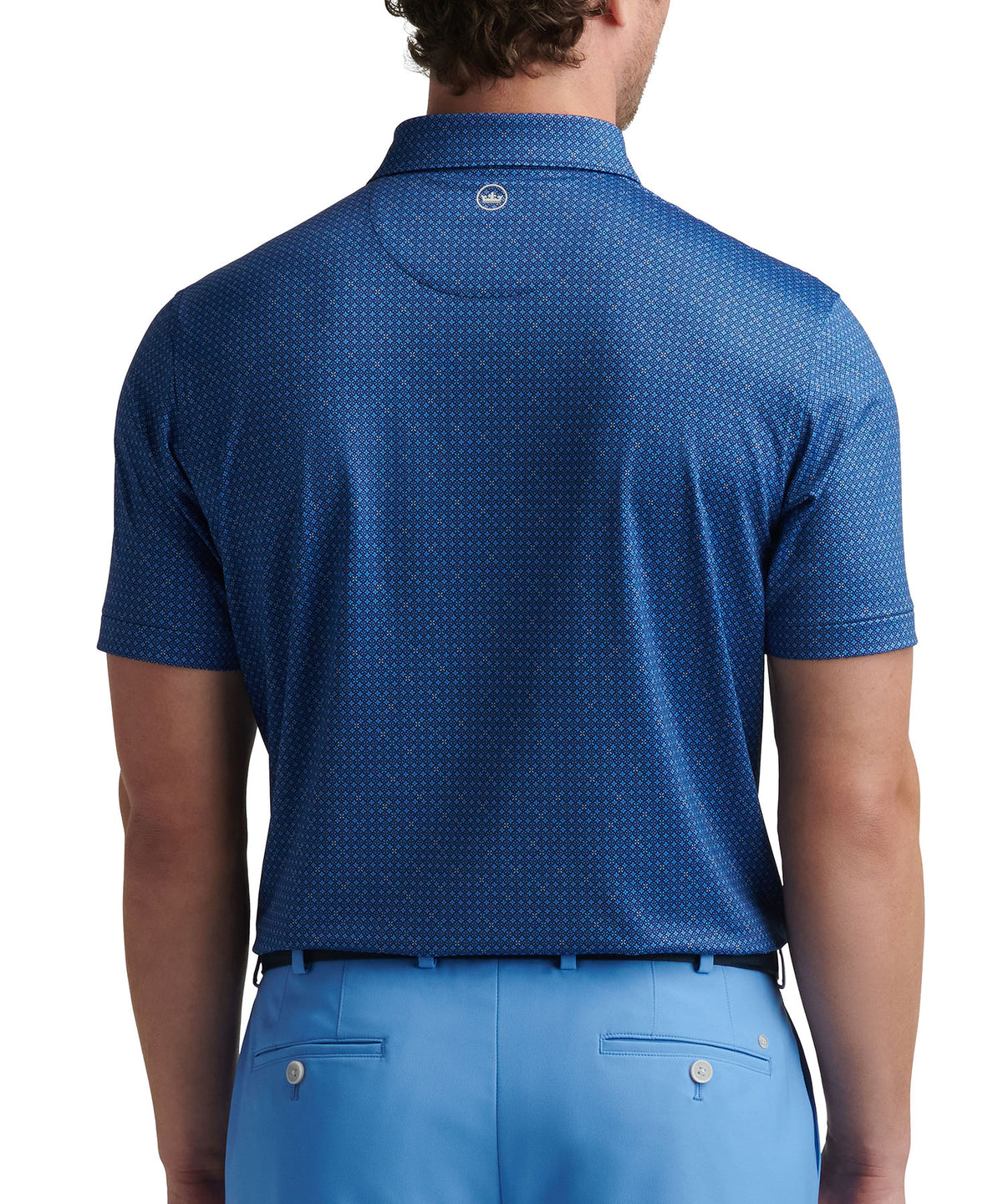 Peter Millar Short Sleeve Castelina Performance Print Polo, Men's Big & Tall