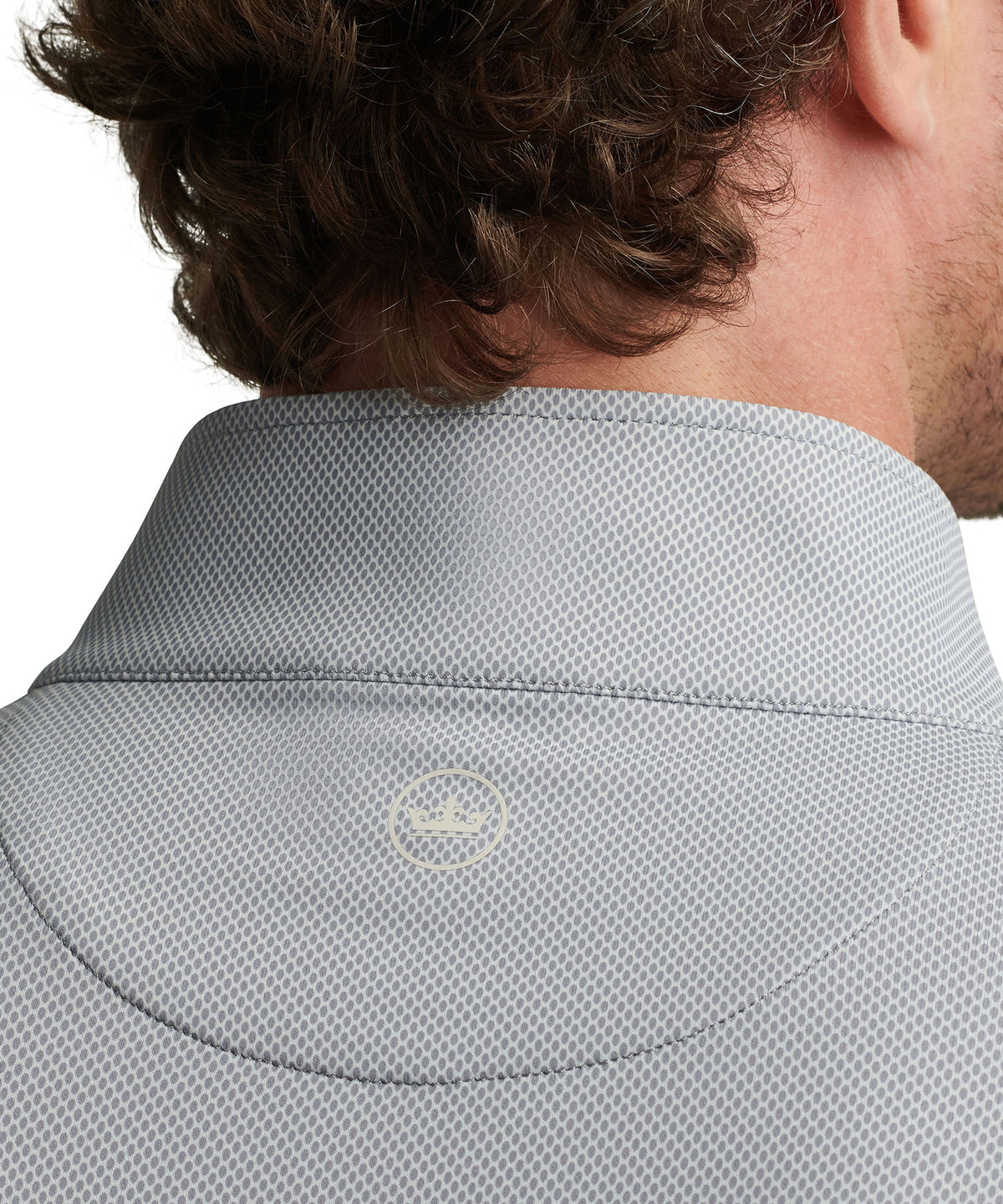 Peter Millar Long Sleeve Birdseye Perth Quarter Zip Pullover, Men's Big & Tall