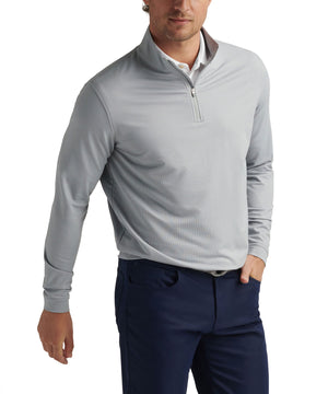 Peter Millar Long Sleeve Birdseye Perth Quarter Zip Pullover