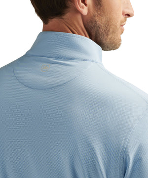 Peter Millar Long Sleeve Birdseye Perth Quarter Zip Pullover