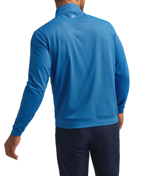 Peter Millar Long Sleeve Birdseye Perth Quarter Zip Pullover