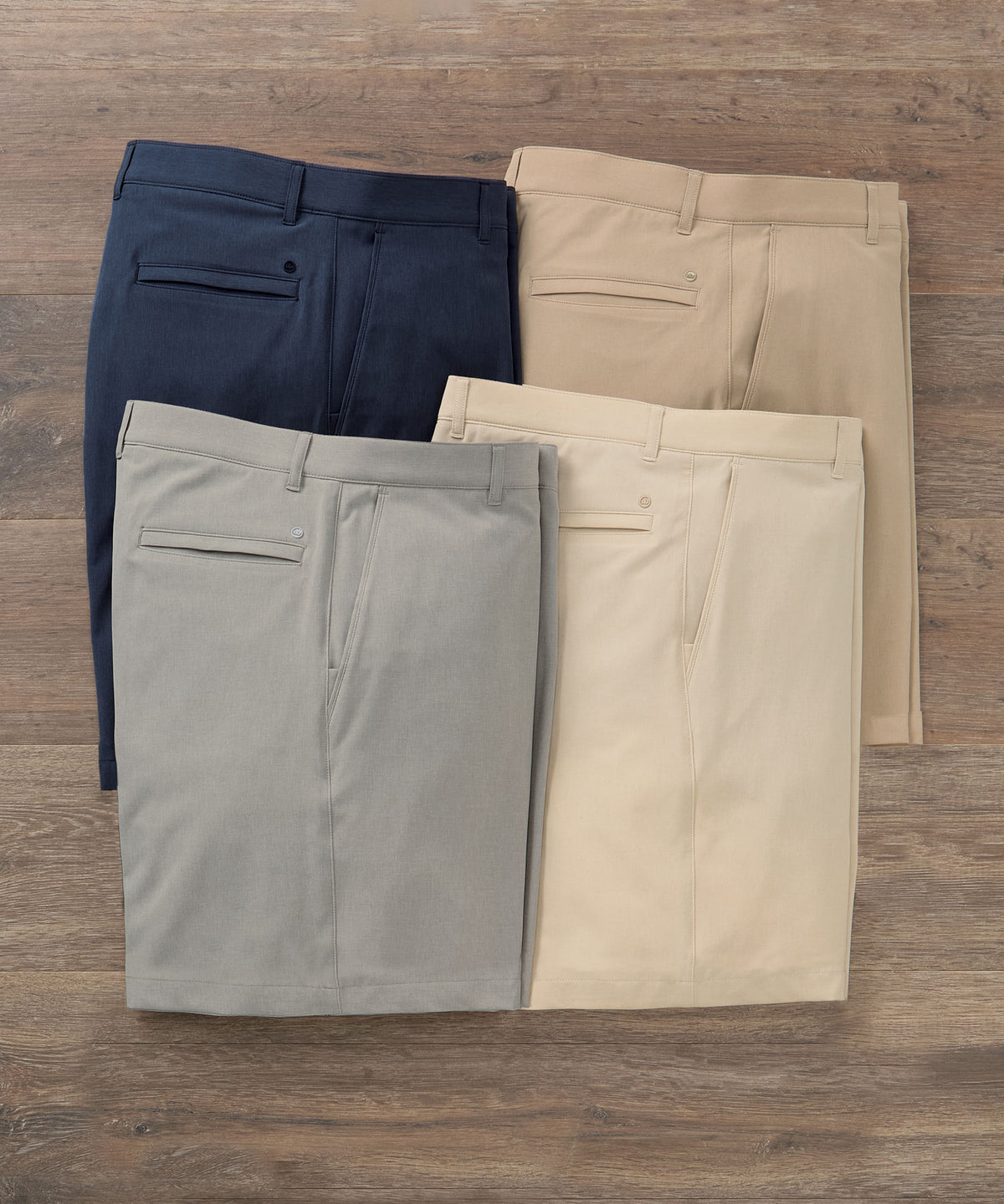 Peter Millar Shackleford Flat Front Hybrid Shorts, Men's Big & Tall