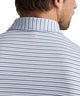 Peter Millar Short Sleeve Avent Stripe Polo Knit Shirt