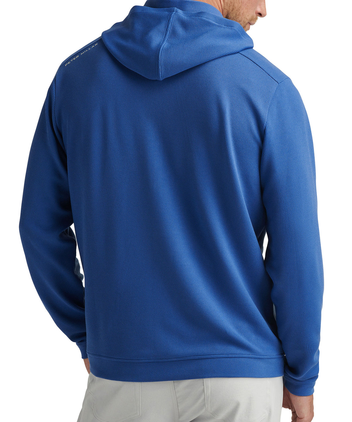 Peter Millar Grid Half Zip Hoodie, Men's Big & Tall