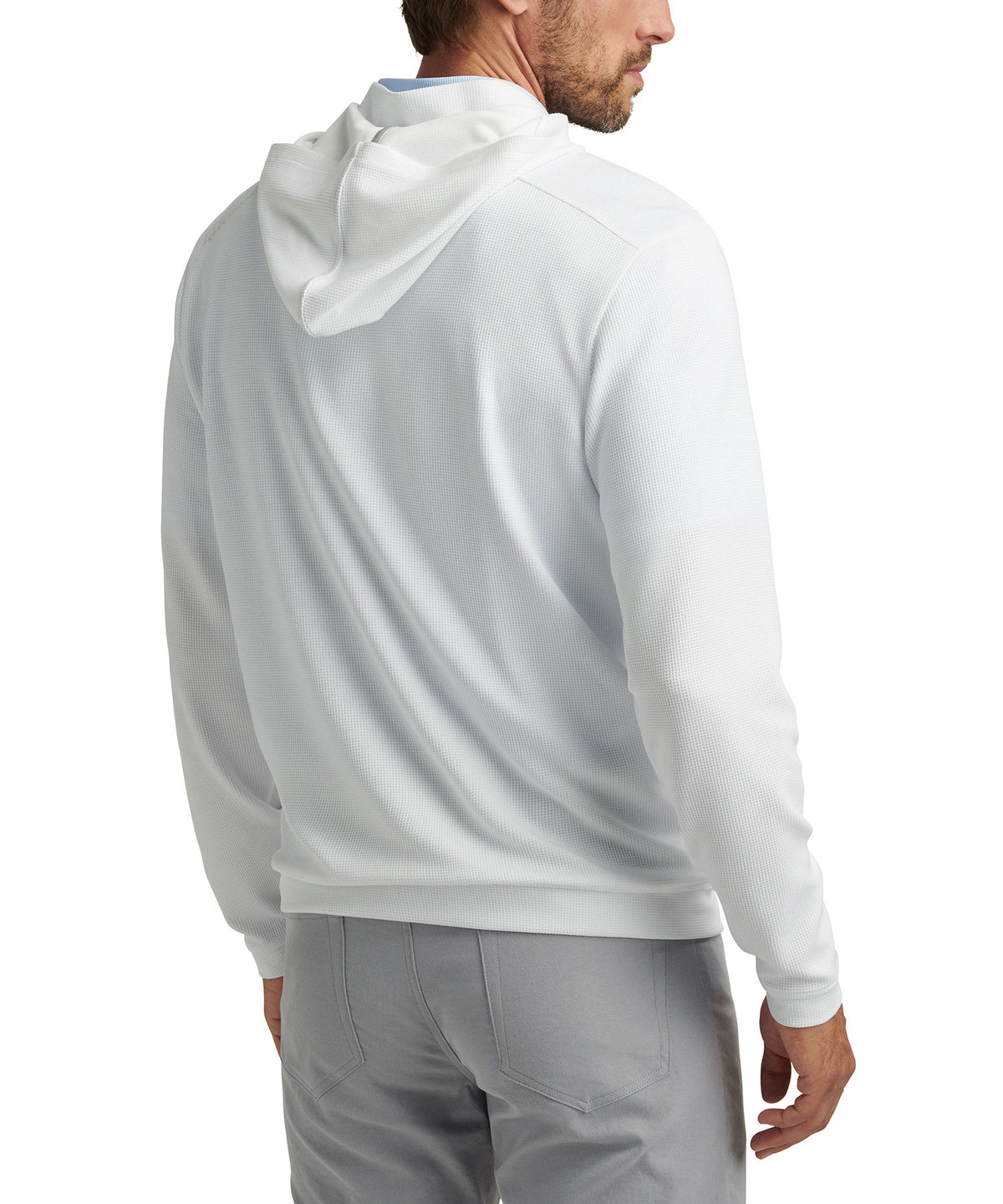 Peter Millar Grid Half Zip Hoodie, Men's Big & Tall