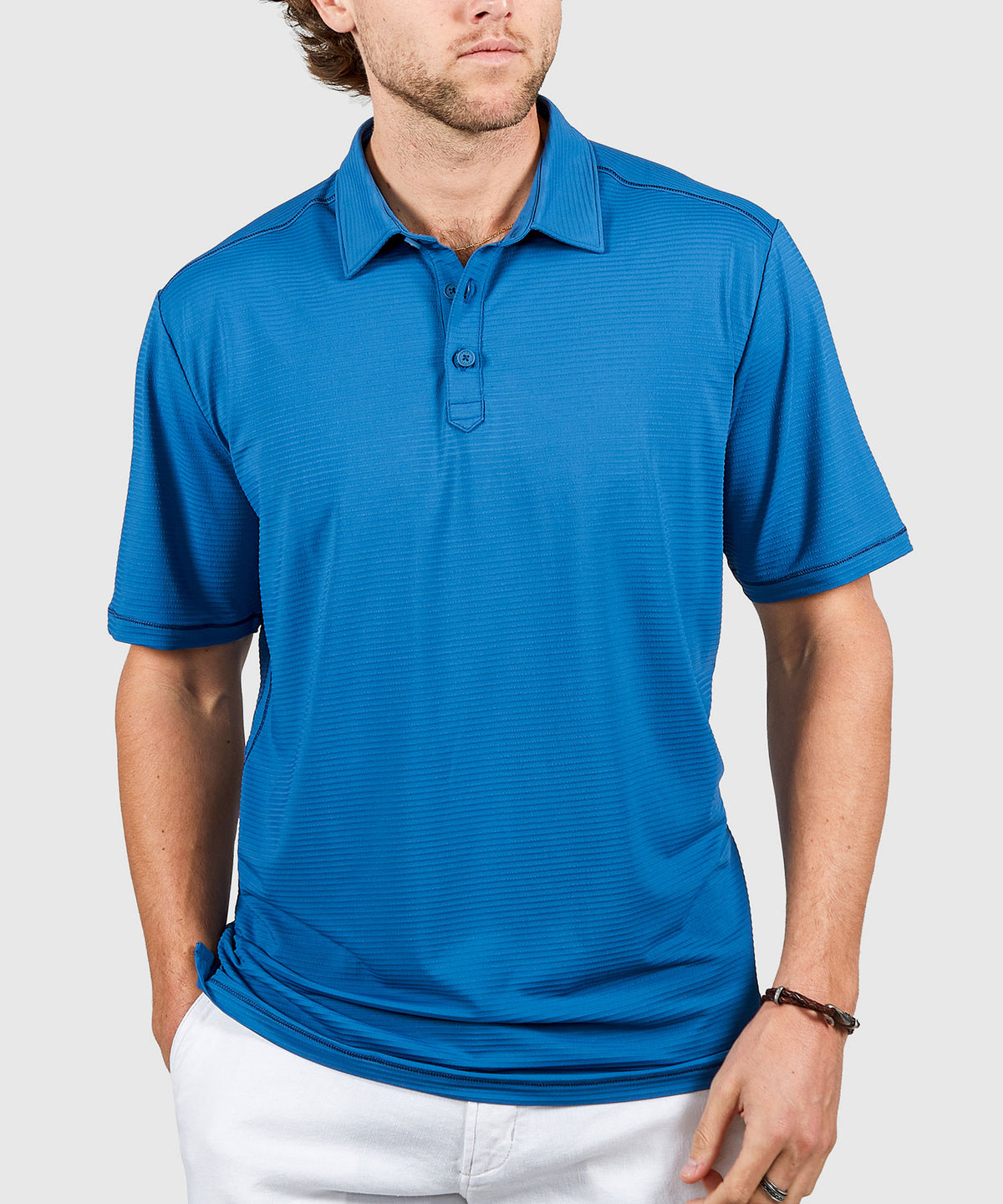 Tommy Bahama Short Sleeve Costa Wave Polo Knit Shirt, Men's Big & Tall