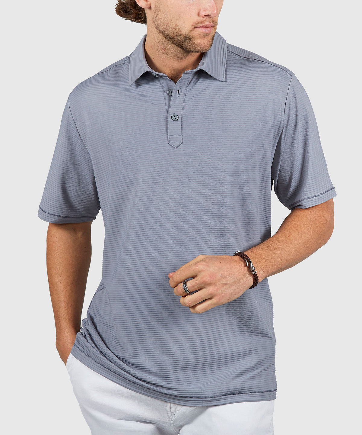 Tommy Bahama Short Sleeve Costa Wave Polo Knit Shirt, Men's Big & Tall