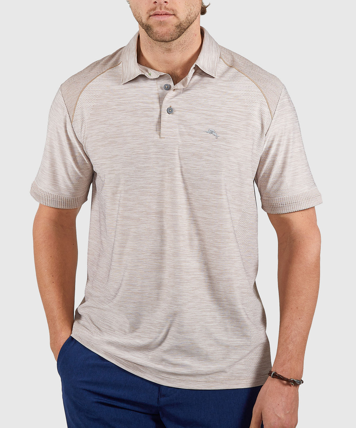 Tommy Bahama Short Sleeve Palm Coast Pro IslandZone® Polo Knit Shirt, Men's Big & Tall