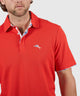 Tommy Bahama Short Sleeve Flamingo Mingle Polo Knit Shirt