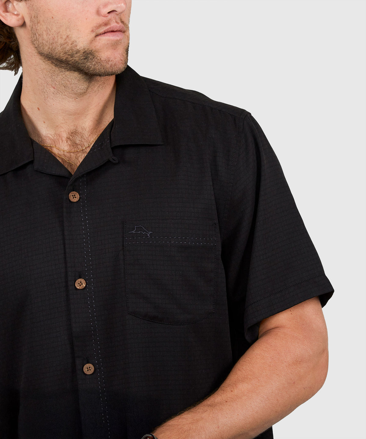 Tommy Bahama Short Sleeve Coastal Breeze Check Sport Shirt, Men's Big & Tall