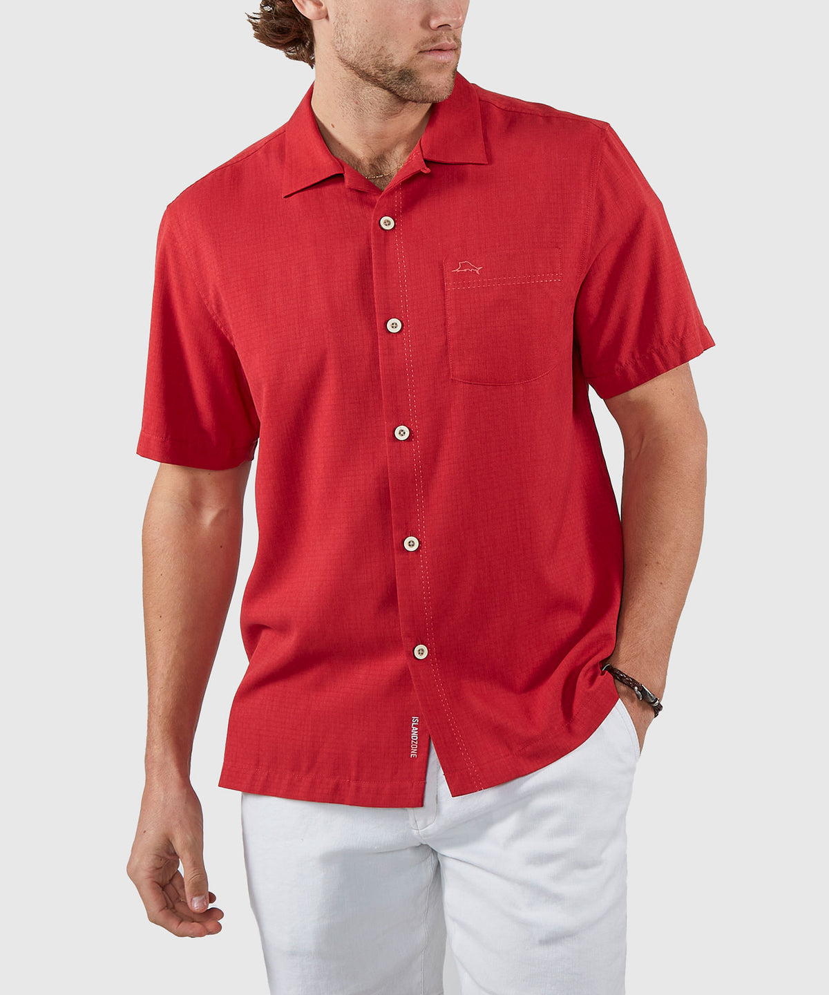 Tommy Bahama Short Sleeve Coastal Breeze Check Sport Shirt, Men's Big & Tall