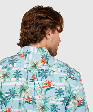 Tommy Bahama Short Sleeve Nova Wave Palmero Stripe Sport Shirt