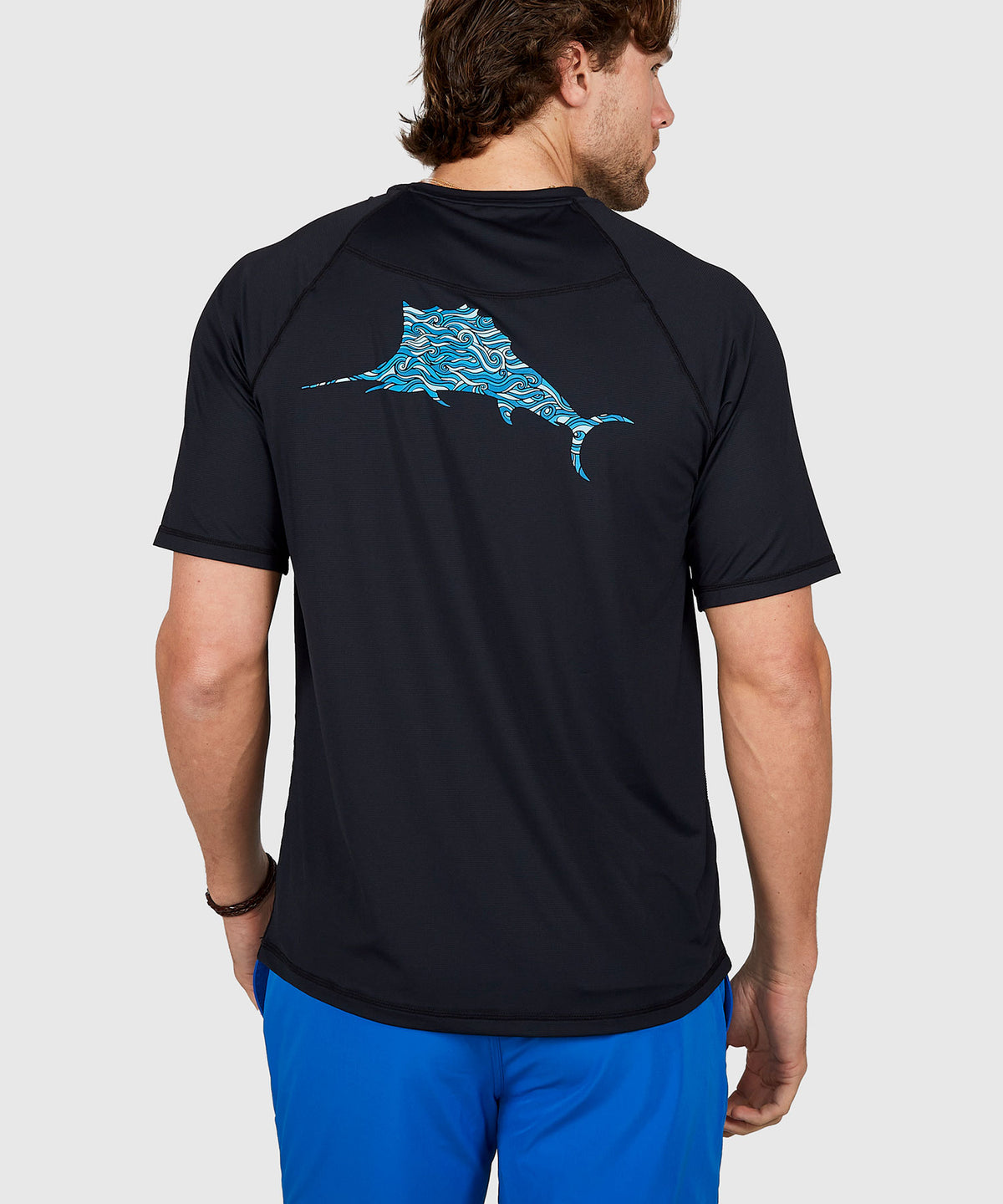 Tommy Bahama Short Sleeve Chill Time Surf Crew Neck Rash Guard Shirt, Men's Big & Tall