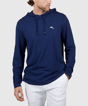 Tommy Bahama Long Sleeve Marlin Azul Lux Hoodie