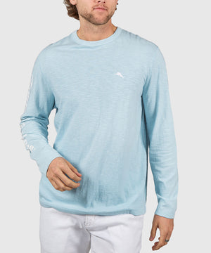 Tommy Bahama Long Sleeve 'Red, White & Boom' Lux T-Shirt