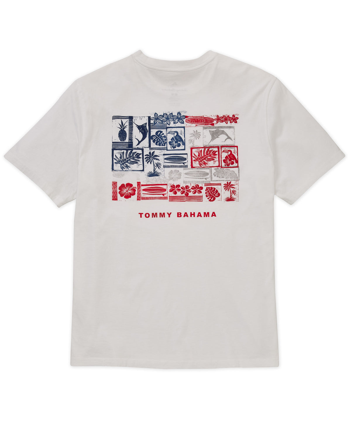 Tommy Bahama Short Sleeve 'Americana Boardblock' Crew Neck T-Shirt, Men's Big & Tall