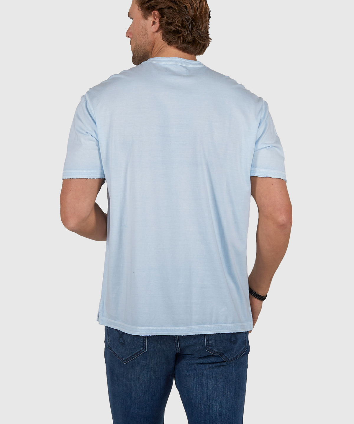 Westport Lifestyle Sunwashed Short Sleeve Henley, Men's Big & Tall