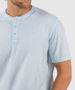 Westport Lifestyle Sunwashed Short Sleeve Henley