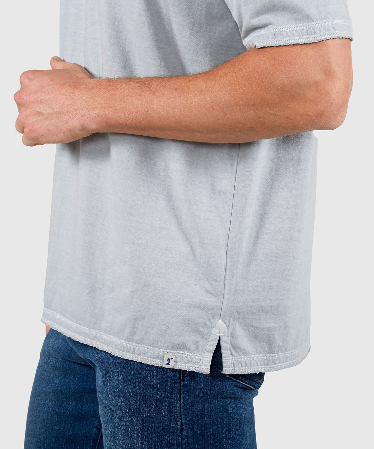 Westport Lifestyle Sunwashed Short Sleeve Henley, Men's Big & Tall