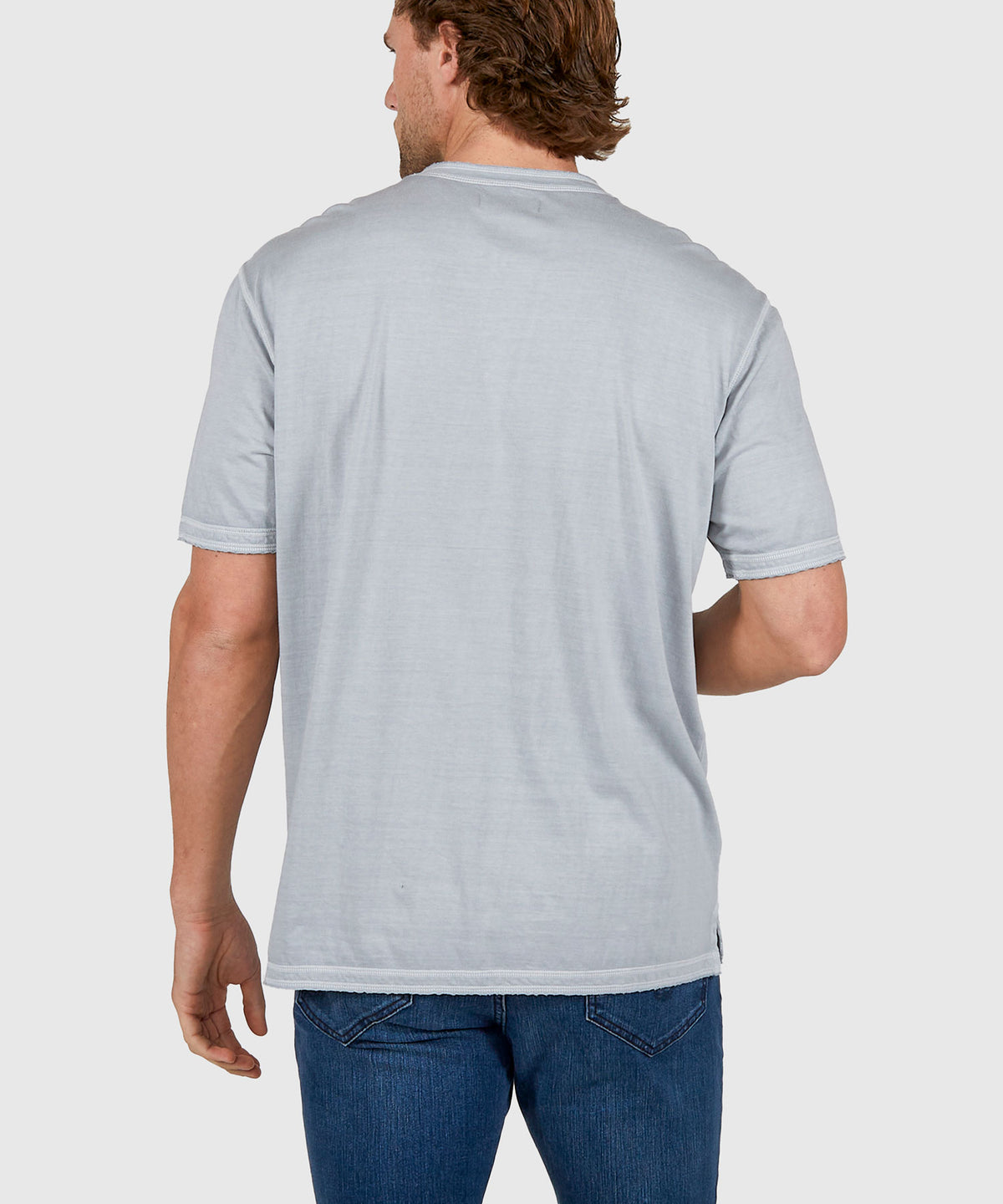 Westport Lifestyle Sunwashed Short Sleeve Henley, Men's Big & Tall
