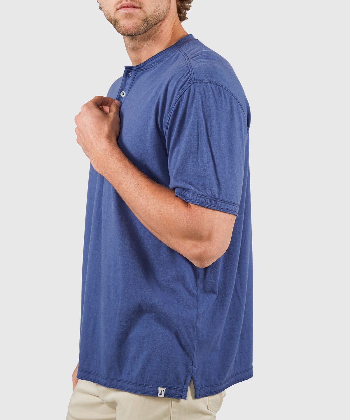 Westport Lifestyle Sunwashed Short Sleeve Henley, Men's Big & Tall