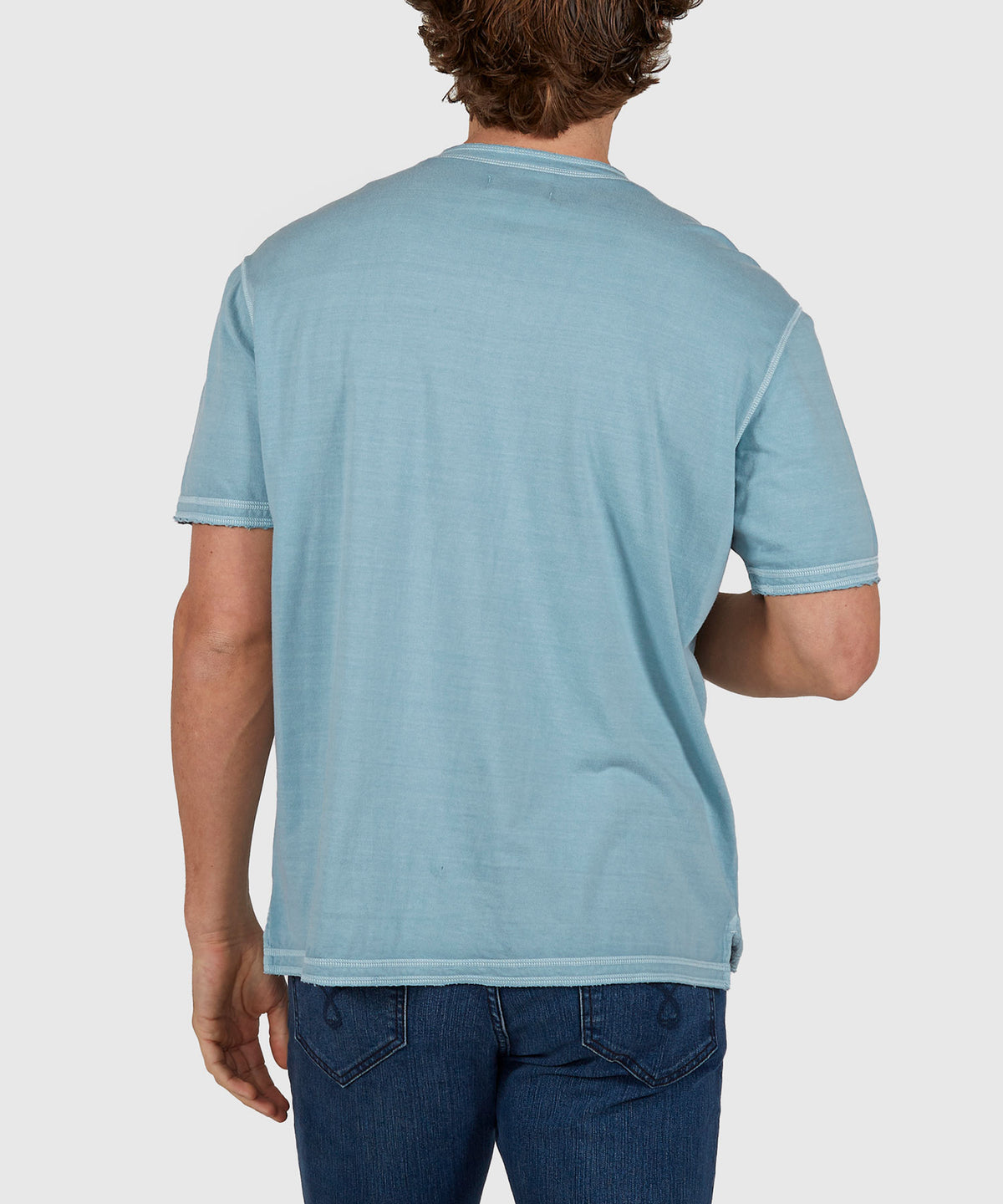 Westport Lifestyle Sunwashed Short Sleeve Henley, Men's Big & Tall