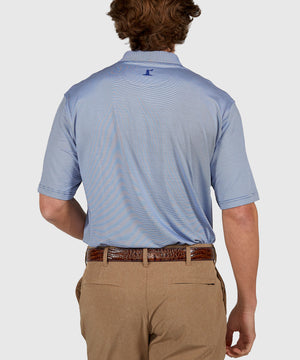Westport Lifestyle Short Sleeve Performance Stripe Polo Knit Shirt