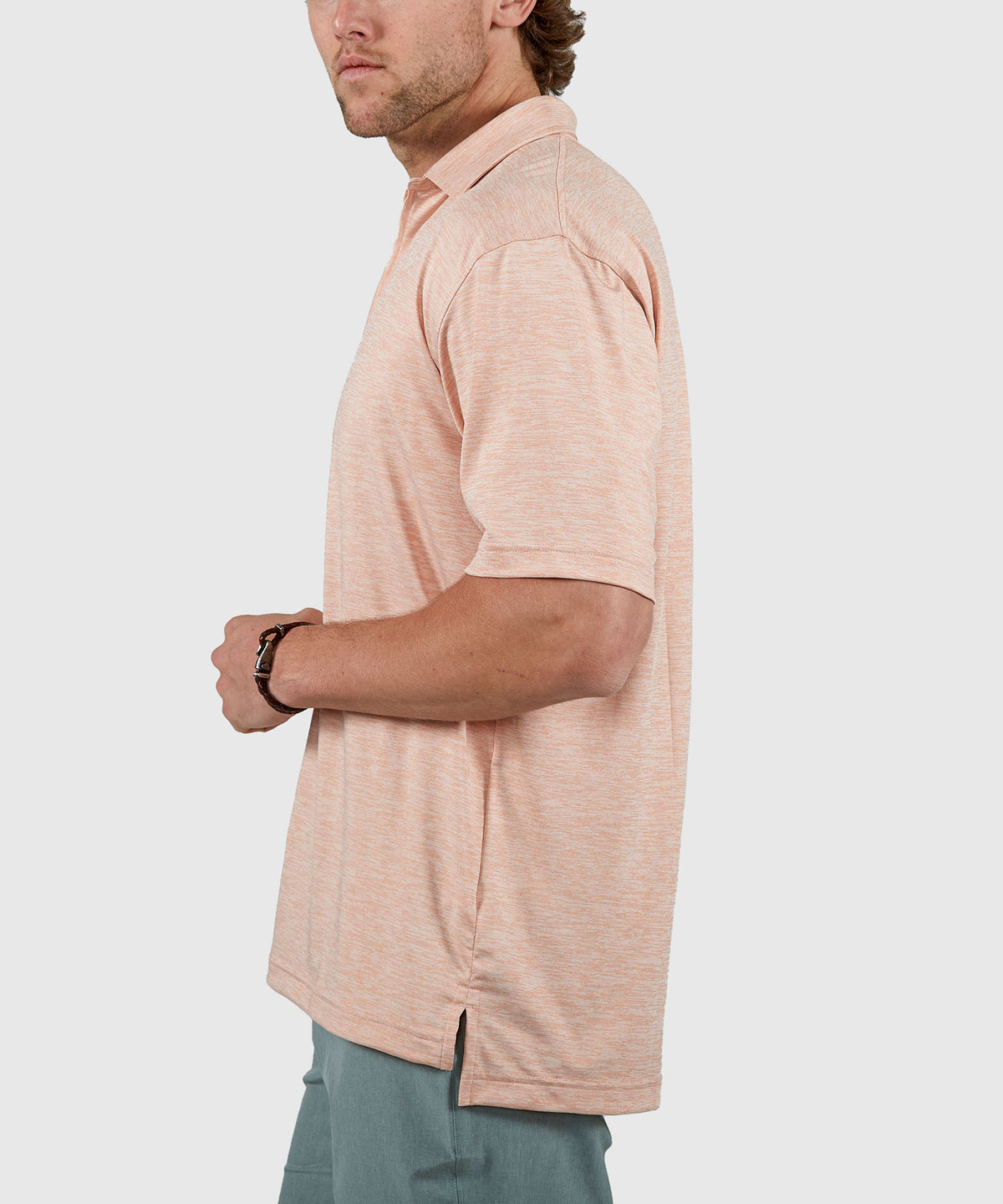 Westport Lifestyle Short Sleeve Performance Zip Polo Knit Shirt, Men's Big & Tall