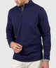 Westport Lifestyle Long Sleeve Interlock Knit Quarter Zip Pullover