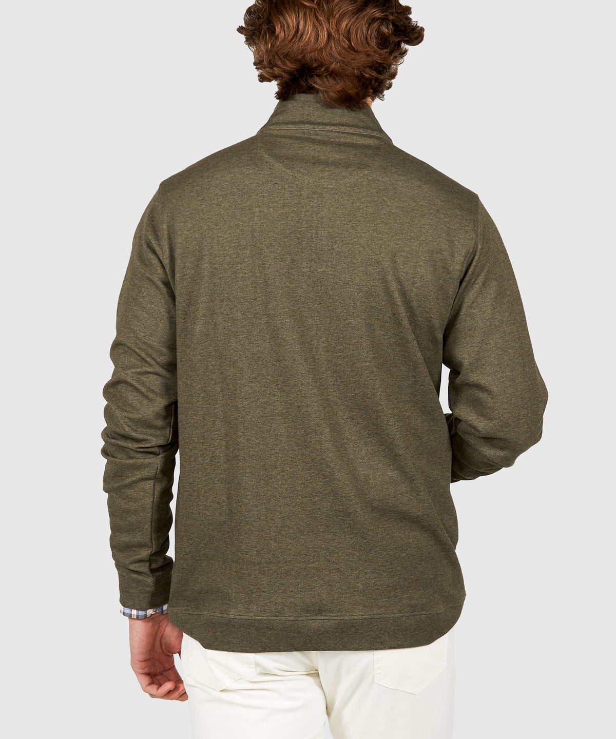 Westport Lifestyle Long Sleeve Interlock Knit Quarter Zip Pullover, Men's Big & Tall