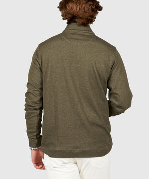 Westport Lifestyle Long Sleeve Interlock Knit Quarter Zip Pullover