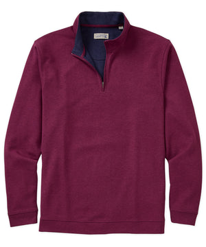Westport Lifestyle Long Sleeve Interlock Knit Quarter Zip Pullover