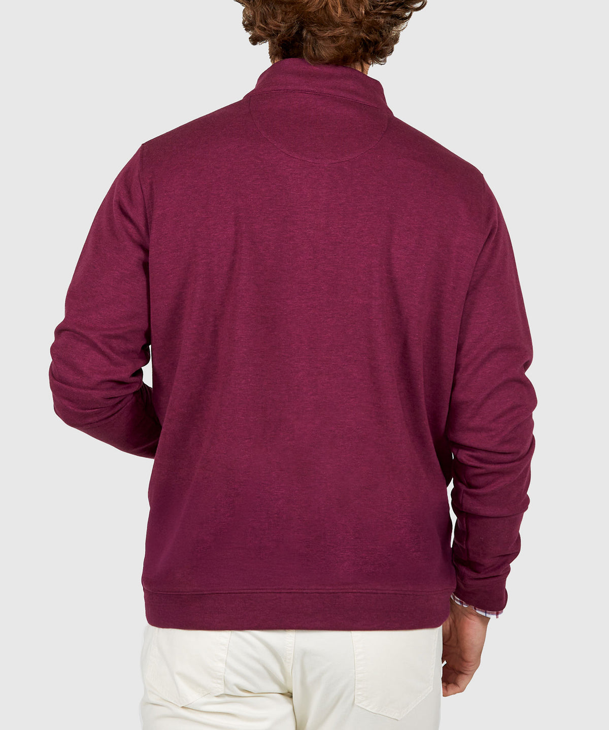 Westport Lifestyle Long Sleeve Interlock Knit Quarter Zip Pullover, Men's Big & Tall