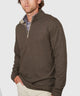 Westport Lifestyle Long Sleeve Herringbone Interlock Quarter Zip Pullover