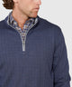 Westport Lifestyle Long Sleeve Herringbone Interlock Quarter Zip Pullover
