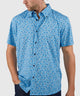 Westport No-Tuck Short Sleeve Button Down Stretch Performance 'Drinks' Sport Shirt