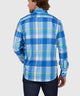 Westport No-Tuck Long Sleeve Button Down Collar Stretch Performance Plaid Sport Shirt