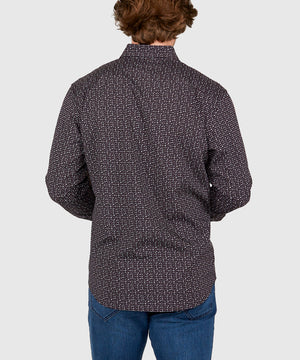 Westport No-Tuck Long Sleeve Button Under Collar Stretch Performance 'Forms' Sport Shirt