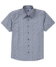 Westport No-Tuck Short Sleeve Button Under Collar Stretch Performance 'Paisley Bloom' Sport Shirt