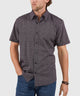 Westport No-Tuck Short Sleeve Button Under Collar Stretch Performance Micro Paisley Sport Shirt