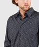 Westport No-Tuck Long Sleeve Button Under Collar Stretch Performance 'Tossed Floral' Sport Shirt