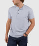 Westport No-Tuck Short Sleeve Cotton Performance Stretch Henley Knit Shirt