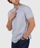 Westport No-Tuck Short Sleeve Cotton Performance Stretch Henley Knit Shirt