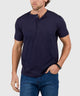Westport No-Tuck Short Sleeve Cotton Performance Stretch Henley Knit Shirt